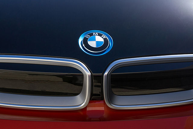 front end of a BMW car