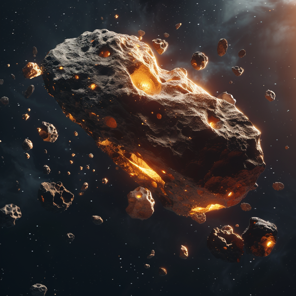 image of an asteroid