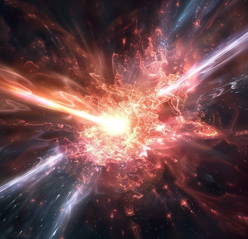 interpretation of a Gamma Ray Burst