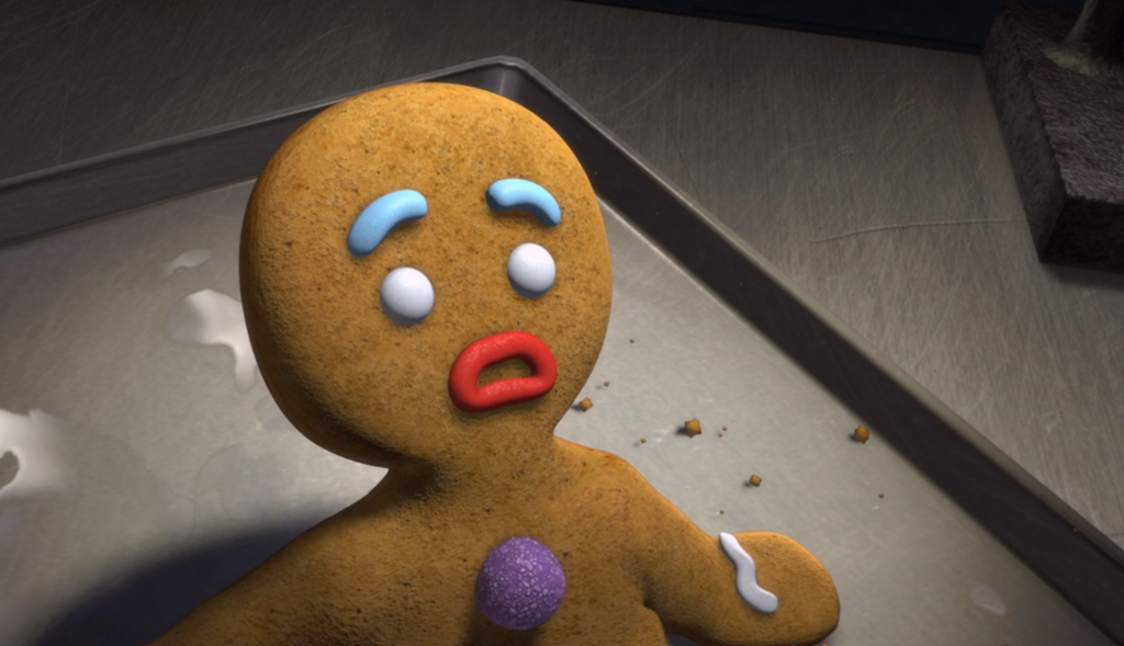 Gingerbread man from Shrek