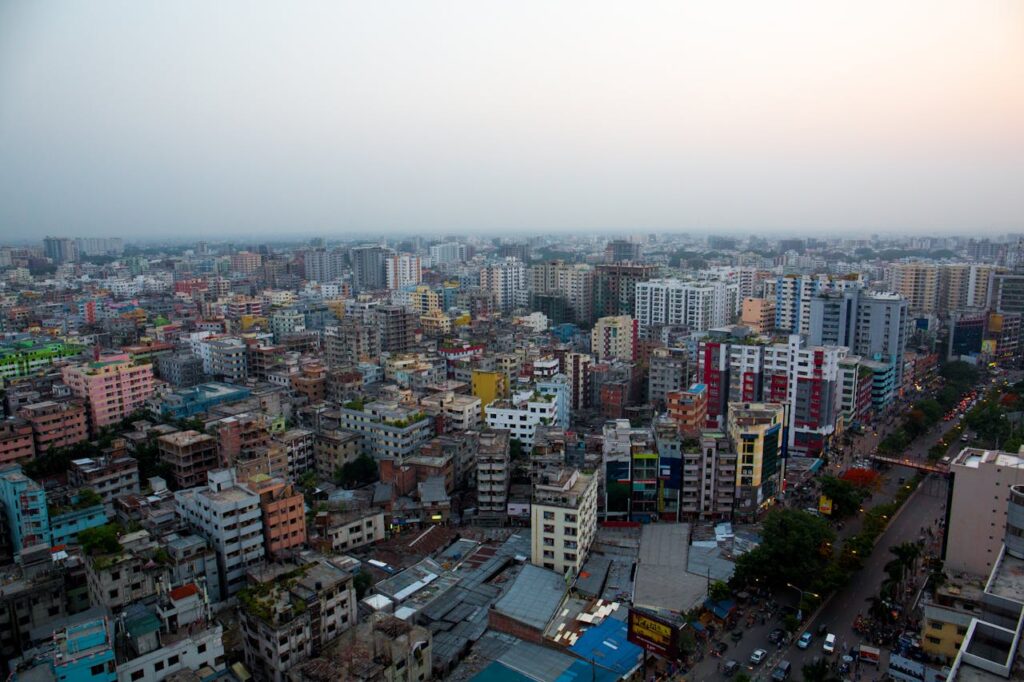 image of a town in Bangladesh