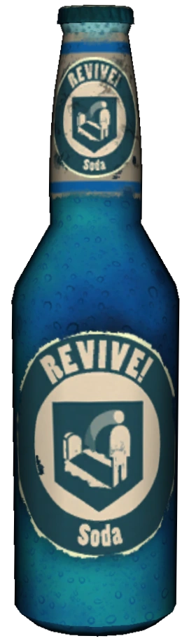 drink bottle of zombie perk quick revive soda