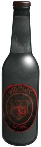 drink bottle of zombie perk widows wine